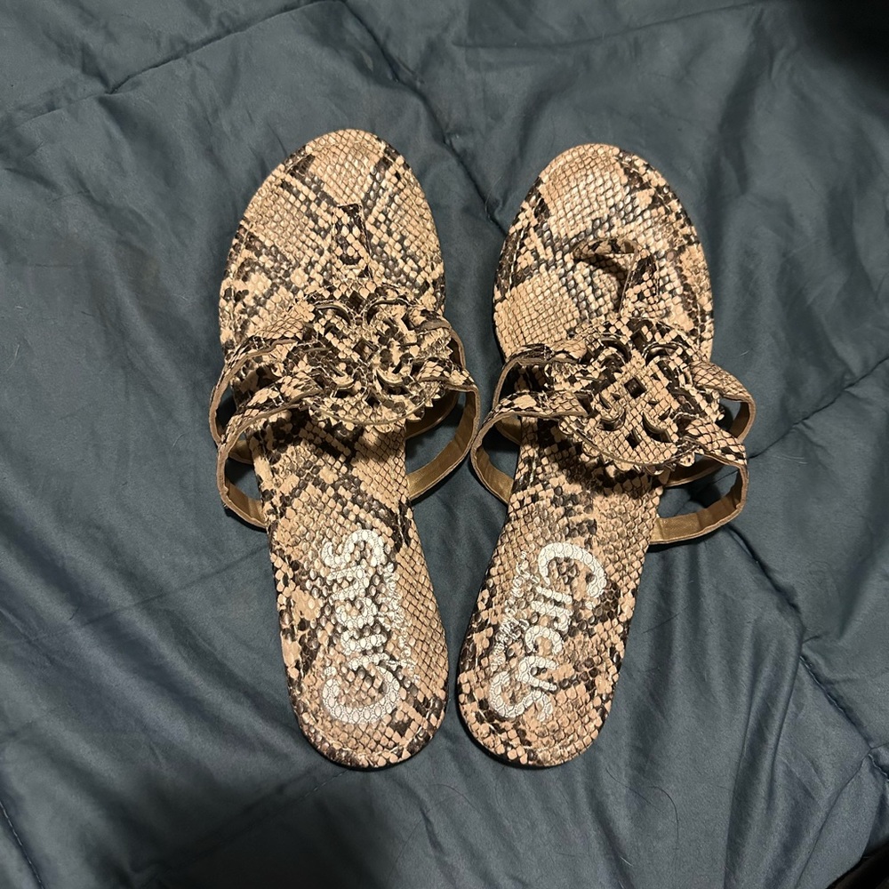 Sam Edelman Snakeskin Sandals size 9